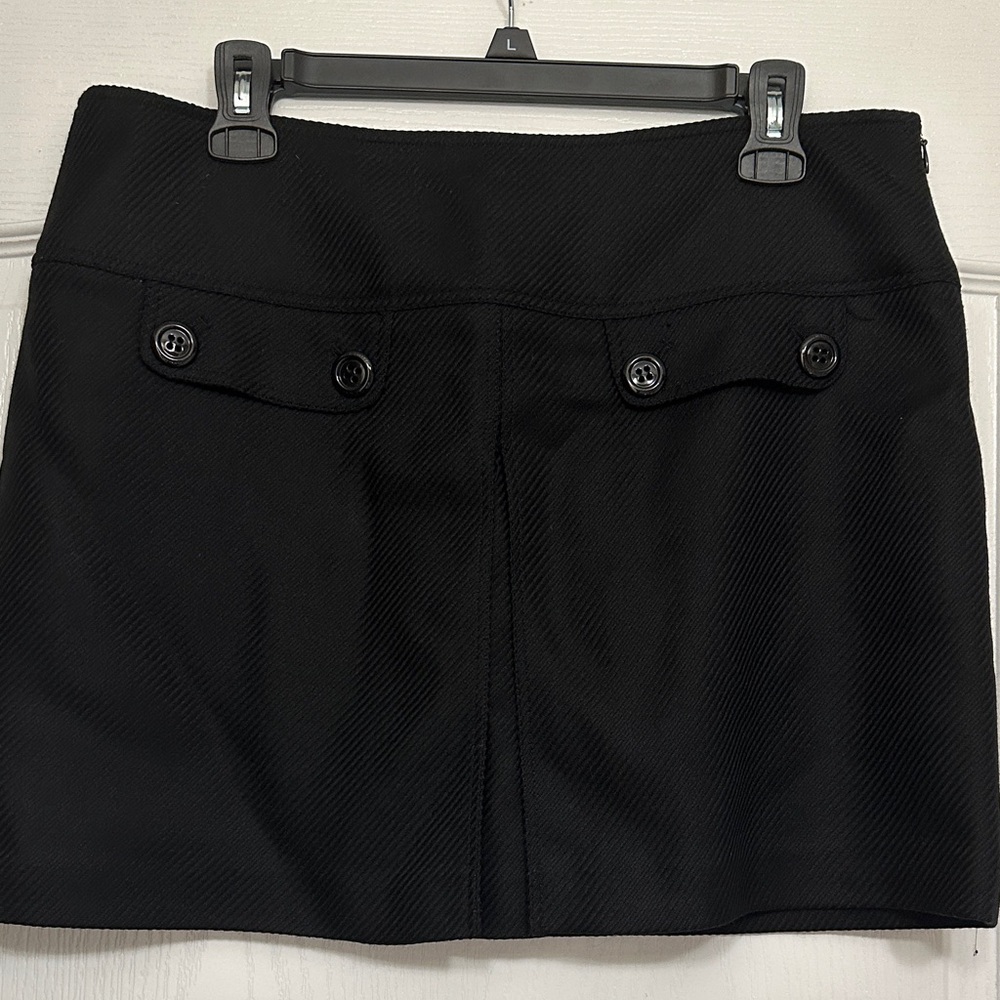 Burberry Elegant Black Mini Skirt